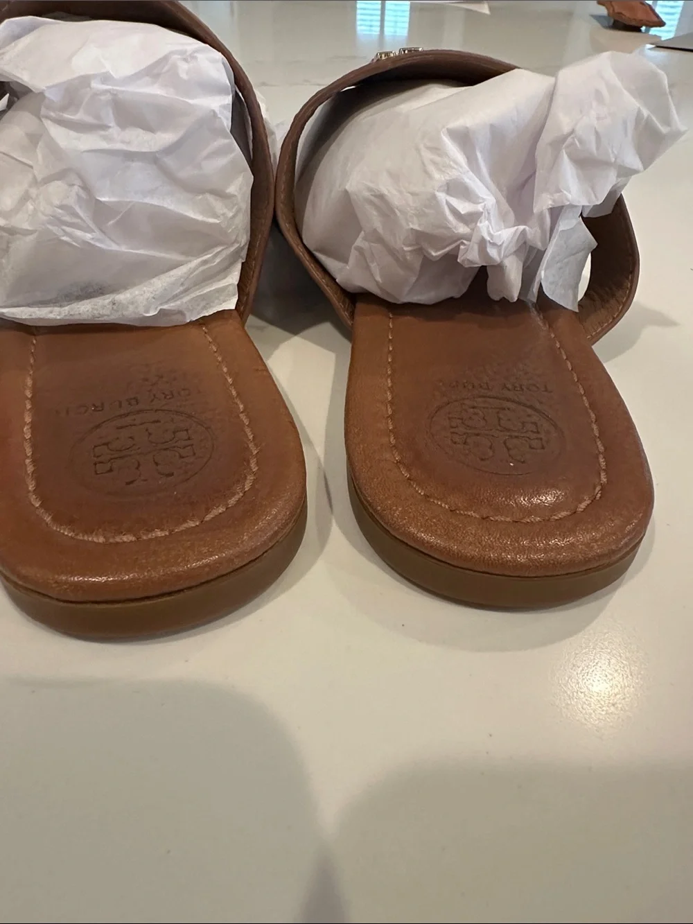 Tory Burch Jolie Thong Sandals (Ivory) Size 9